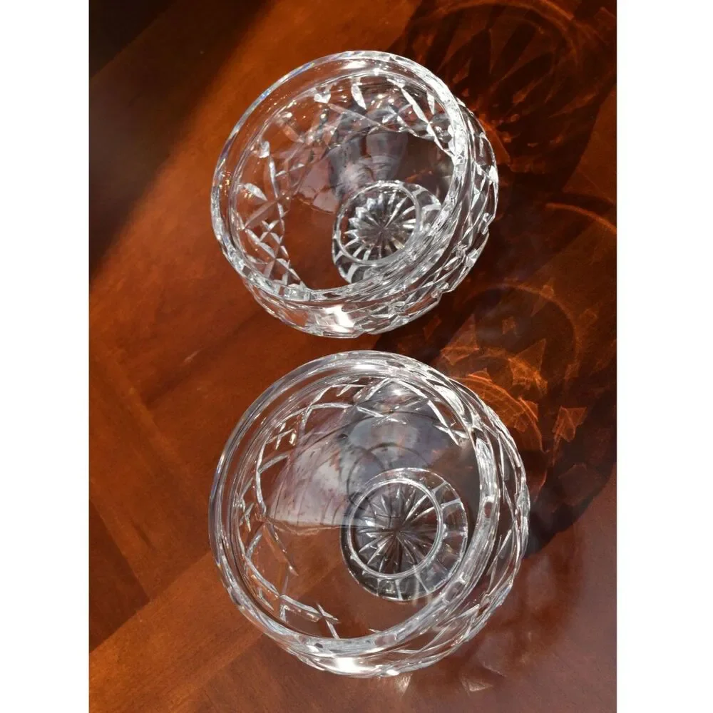 Pair of Waterford Crystal Bowls – Carlow and Lismore Patterns – 5